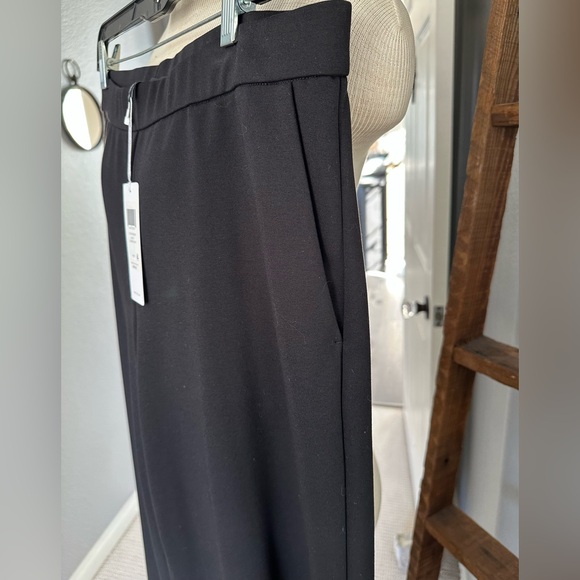 Eileen Fisher Black Wide Leg Pants, size medium - Picture 7 of 12